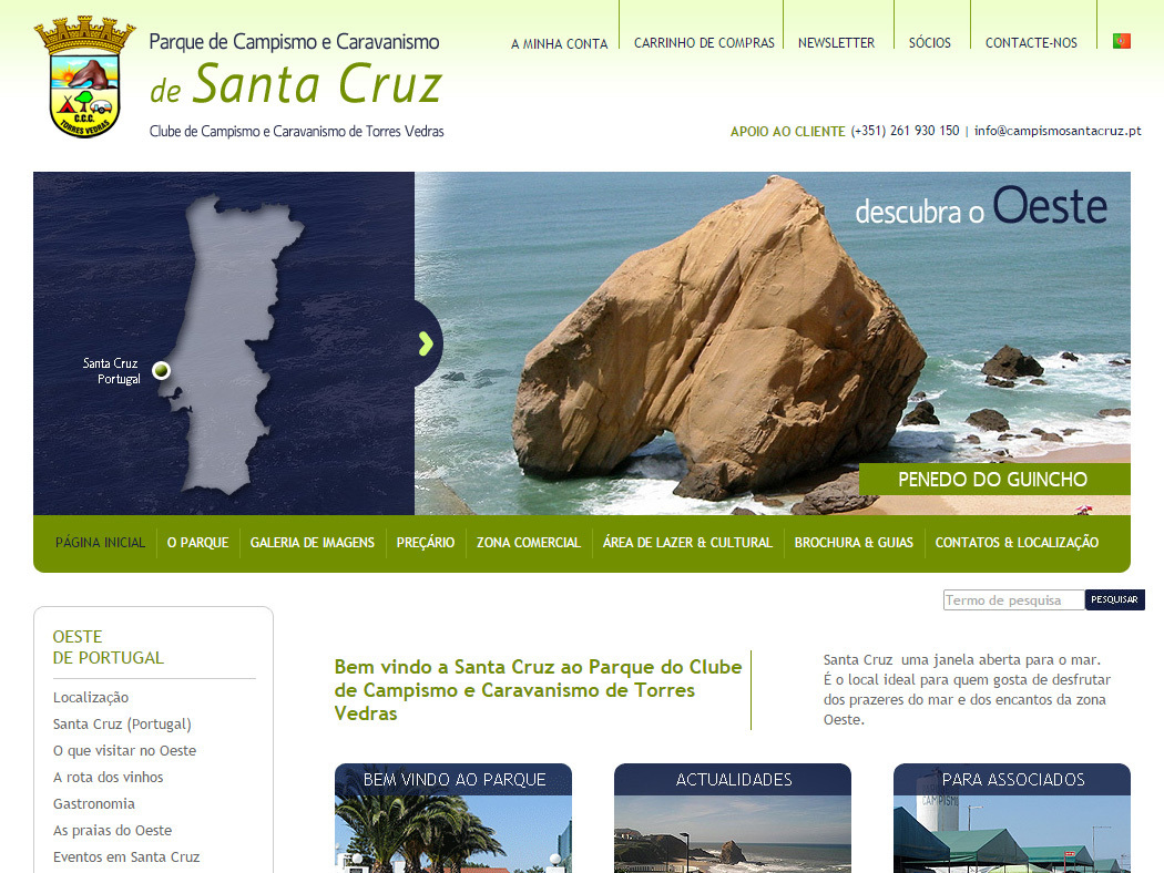 Camping and Caravanning Santa Cruz - Portugal