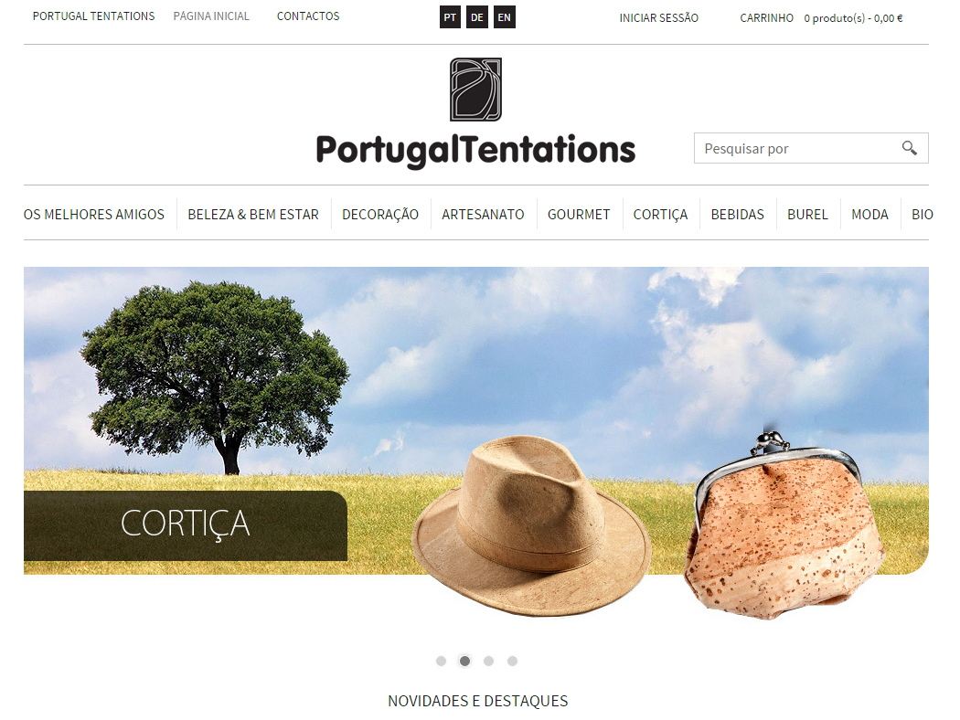 PortugalTentations - Online Shop für Typisch Portugiesische Gourmet Produkte
