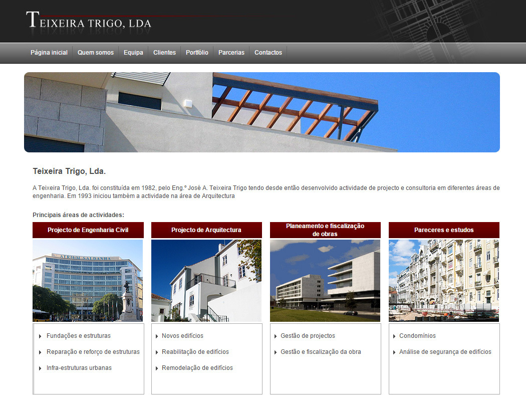Teixeira Trigo, Lda. - Ingenieurbüro für Hoch und Tiefbaubprojekte