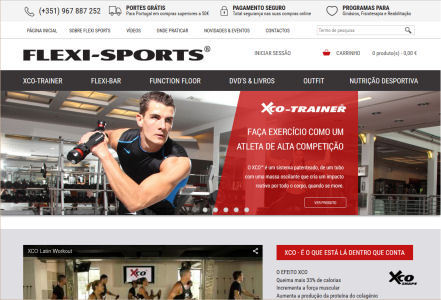 flexi sports epages online shop com design responsivo