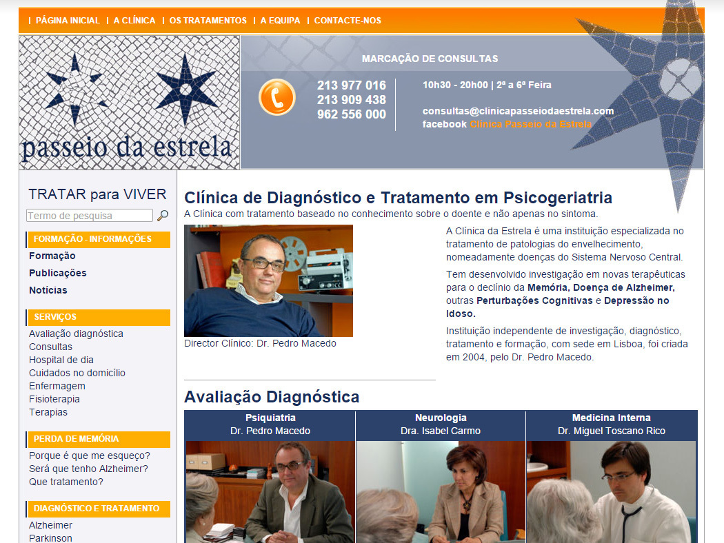 Clínica da Estrela - Clinic for the treatment of age-related diseases
