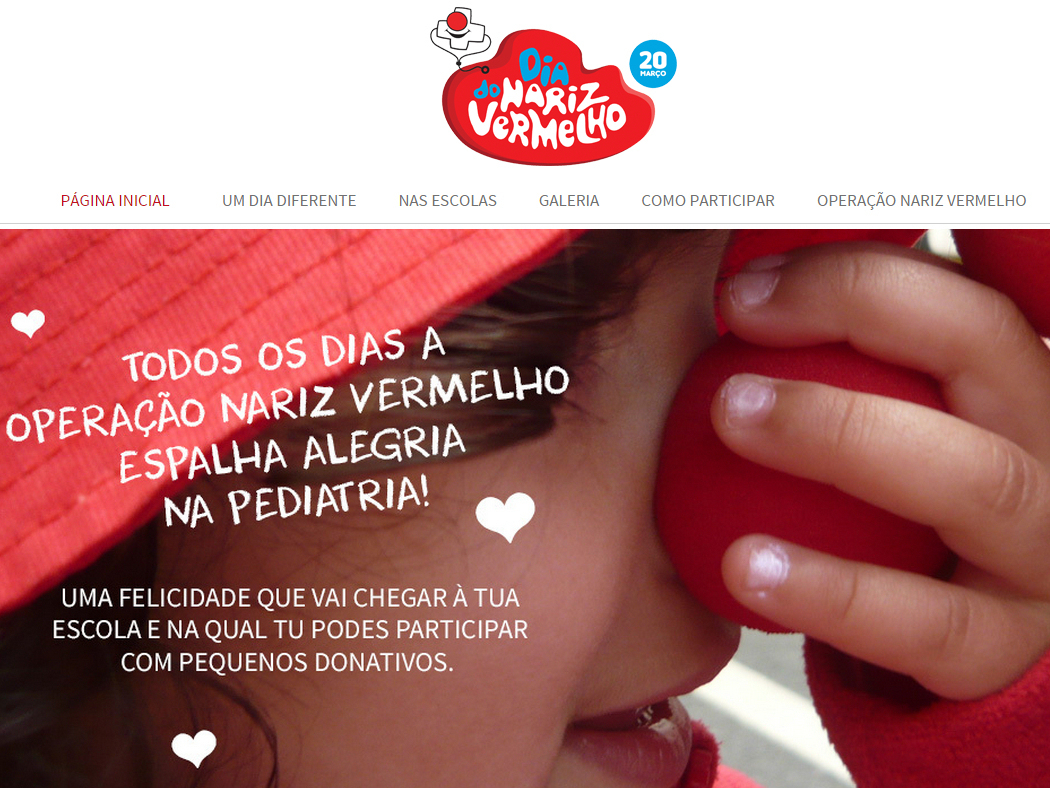 Dia do Nariz Vermelho - Web Site Oficial de Operação Nariz Vermelho