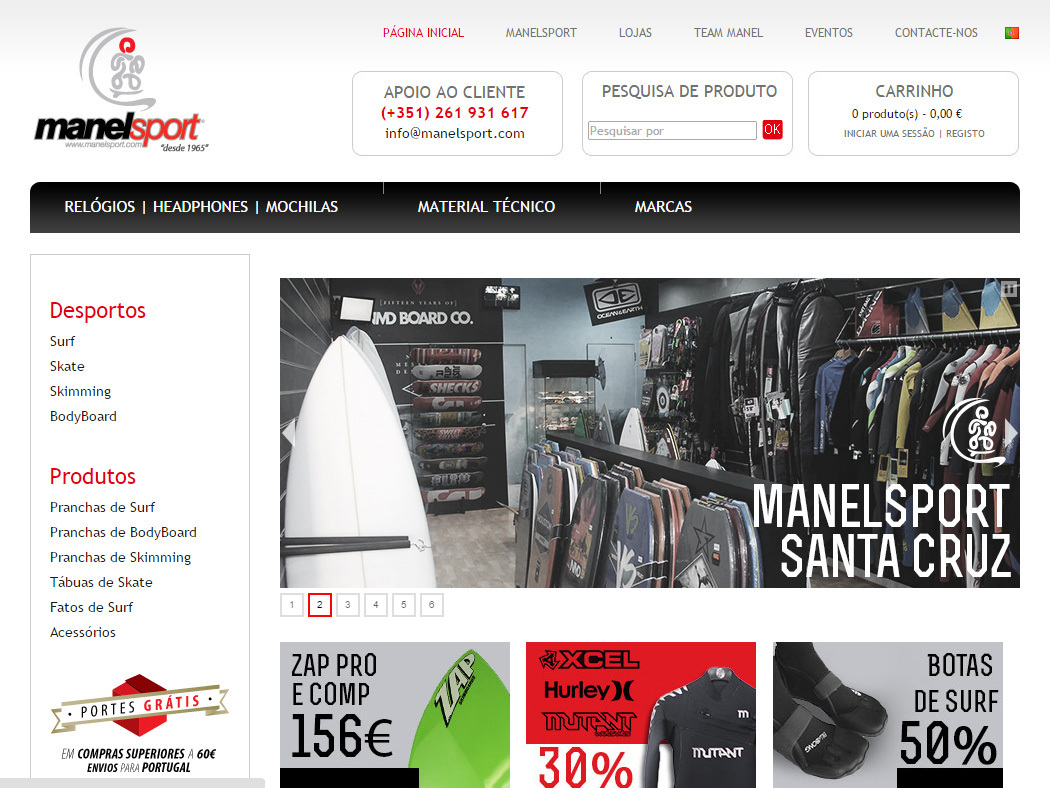 Manel Sport - Sporting Goods Online store