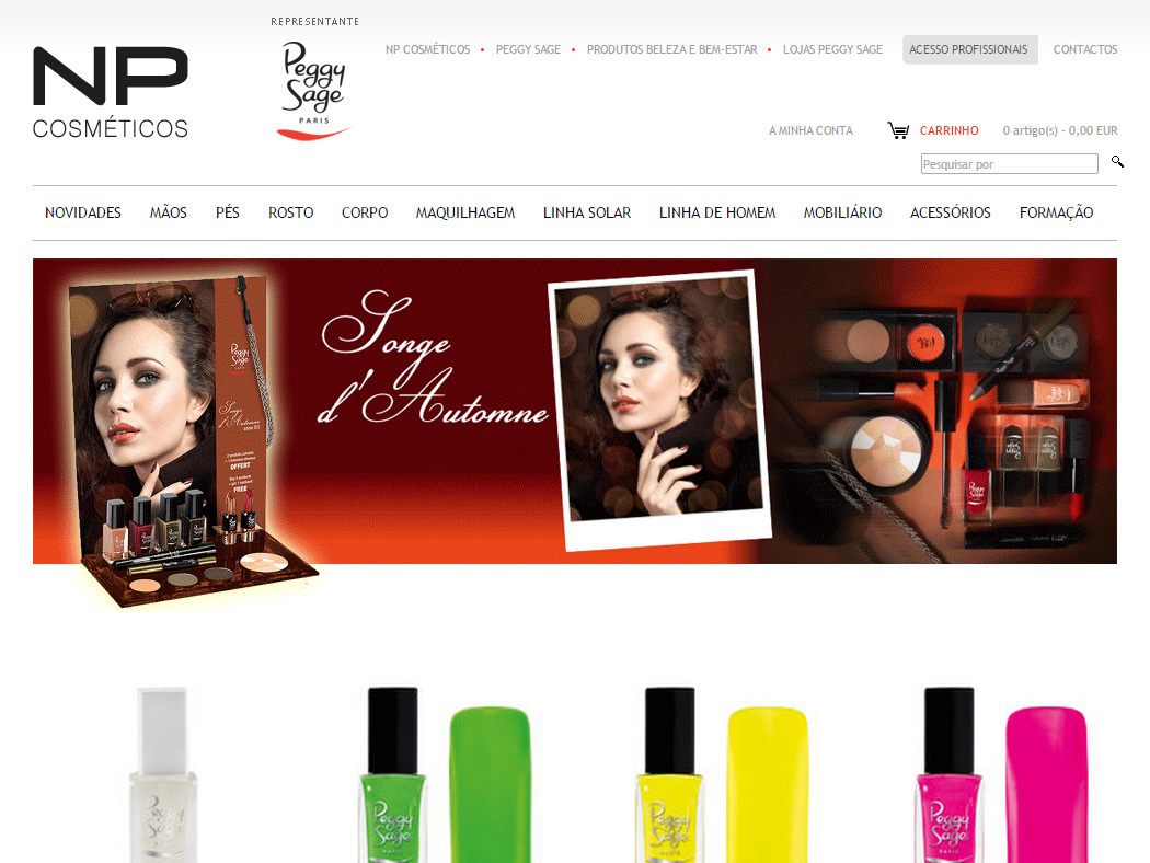 NP Cosmetics - Representante Oficial da Peggy Sage