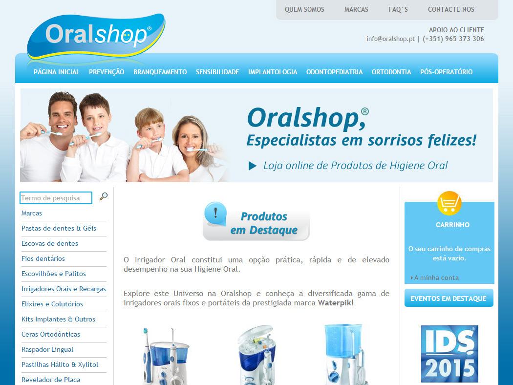 Oralshop - Online Shop Artikel für Mundhygiene