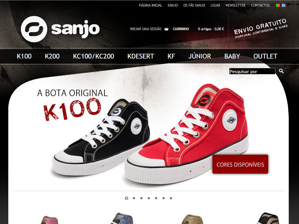 sanjo sapatilhas