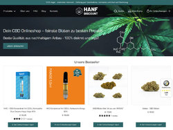 Hanf Discount - Online Shop erstellt mit Shopify