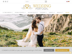 Wedding Portugal - Site feito com WordPress e Elementor