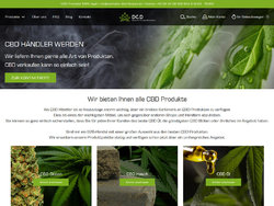 Cannabis Distribution - Online Shop erstellt mit Shopify
