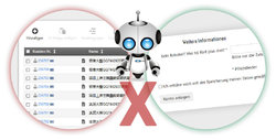 Robot/Spam Schutz von Registrierungsformular epages Base