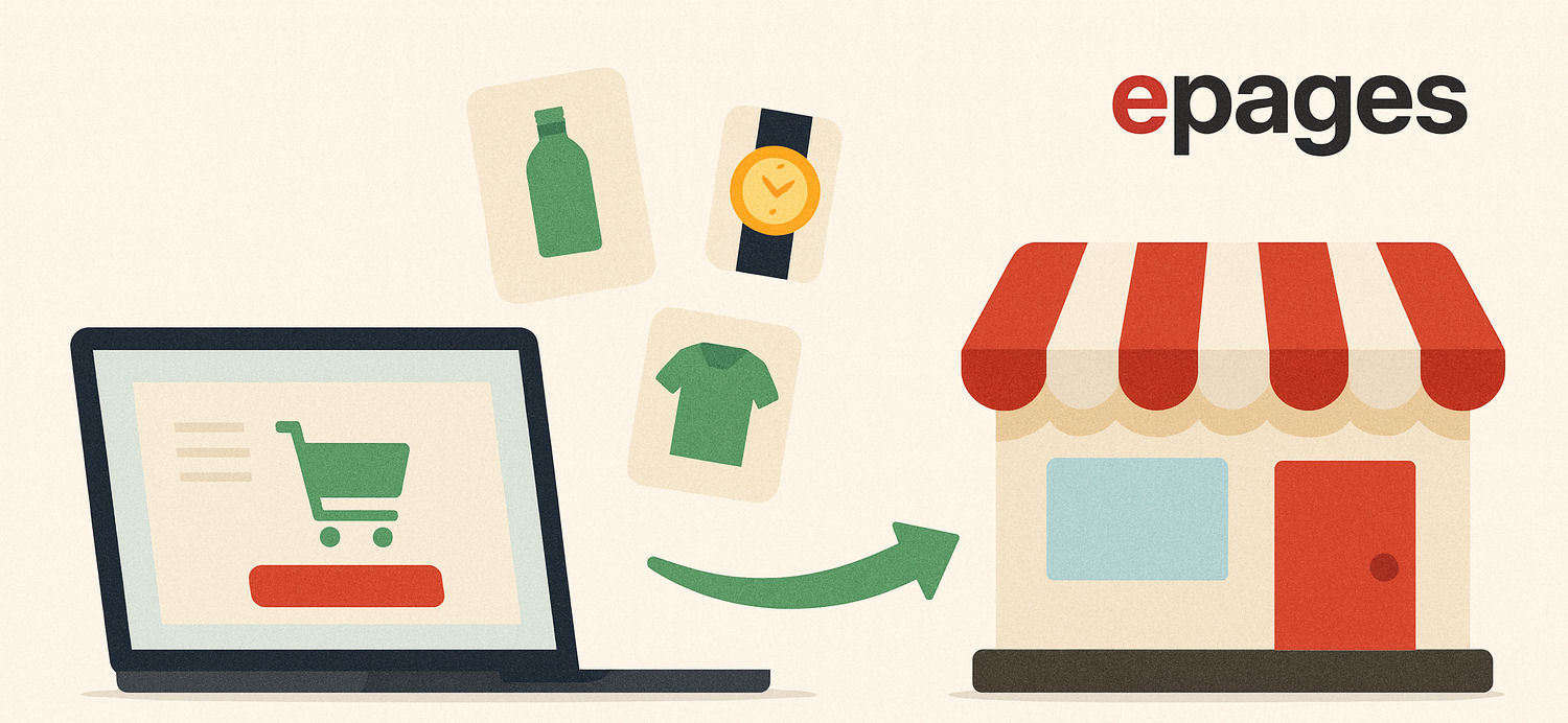 Migração de lojas online e importação de produtos para epages Now