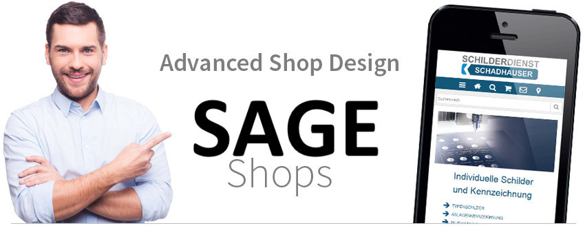 Design para SAGE Shops