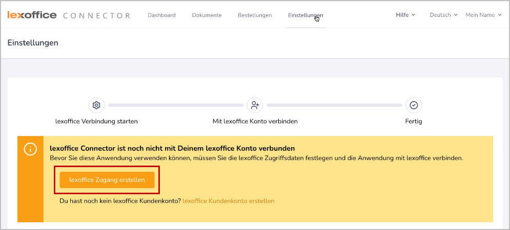 epages Lexware connector verbinden starten epages Lexware connector verbinden starten