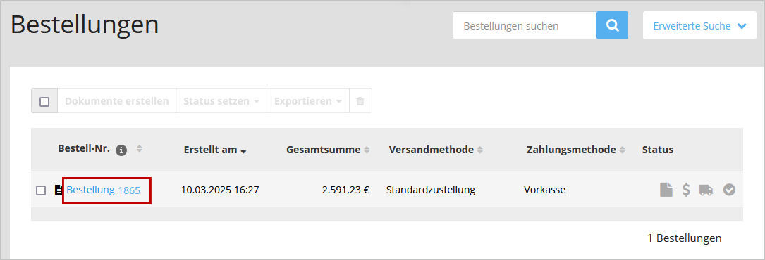 epages Now Rechnungen Erstellen: Rechnung öffnen epages Now Rechnungen Erstellen: Rechnung öffnen