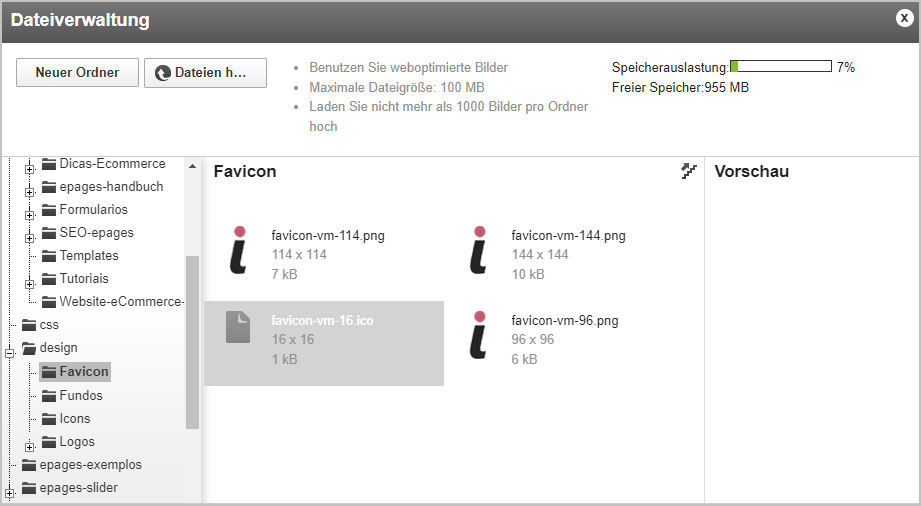 epages base eigenes Favicon für Google-Suchen einfügen FileManager epages base eigenes Favicon für Google-Suchen einfügen FileManager