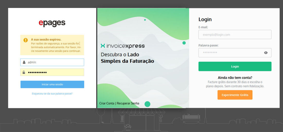 Facturação automática epages Now invoicExpress tutorial
