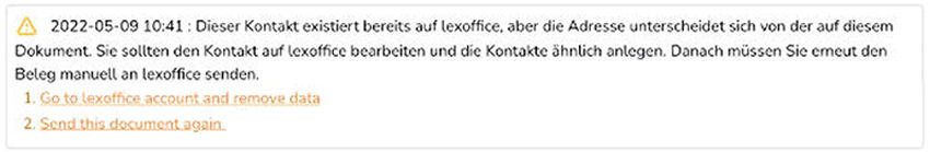 lexoffice-connector-warn-contact-aleady-exists-Detail lexoffice-connector-warn-contact-aleady-exists-Detail