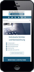 Mobile Anicht epages 6 Shop :: Schilderdienst Schadhauser